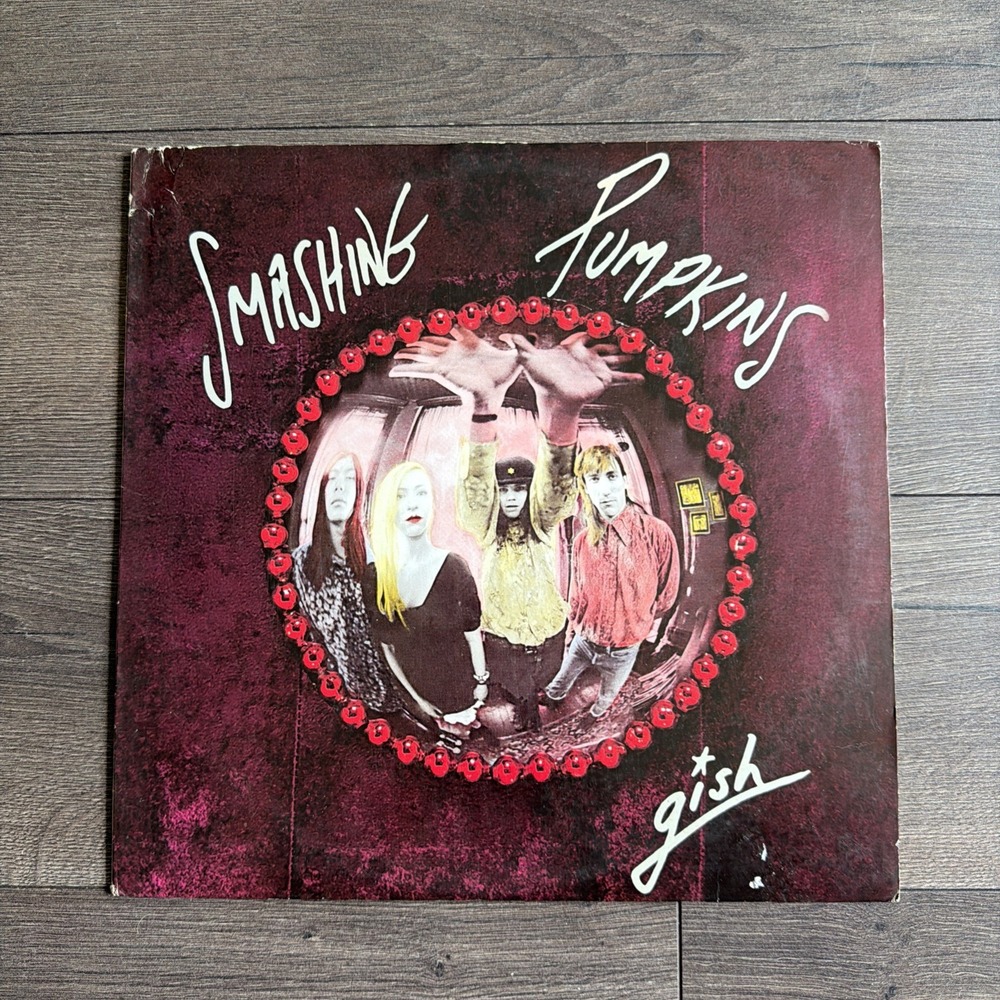 SMASHING PUMPKINS Gish CAROLINE 1991 Original Vinyl LP Insert Alternative VG+